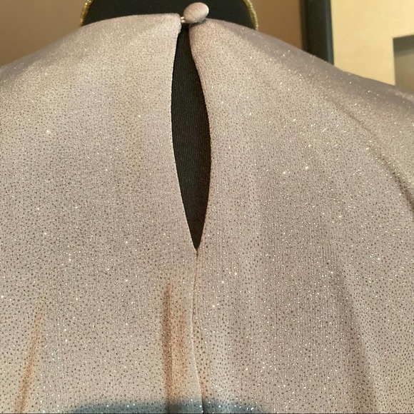 MSK v neck sparkle cold shoulder night out dress - Picture 2 of 5